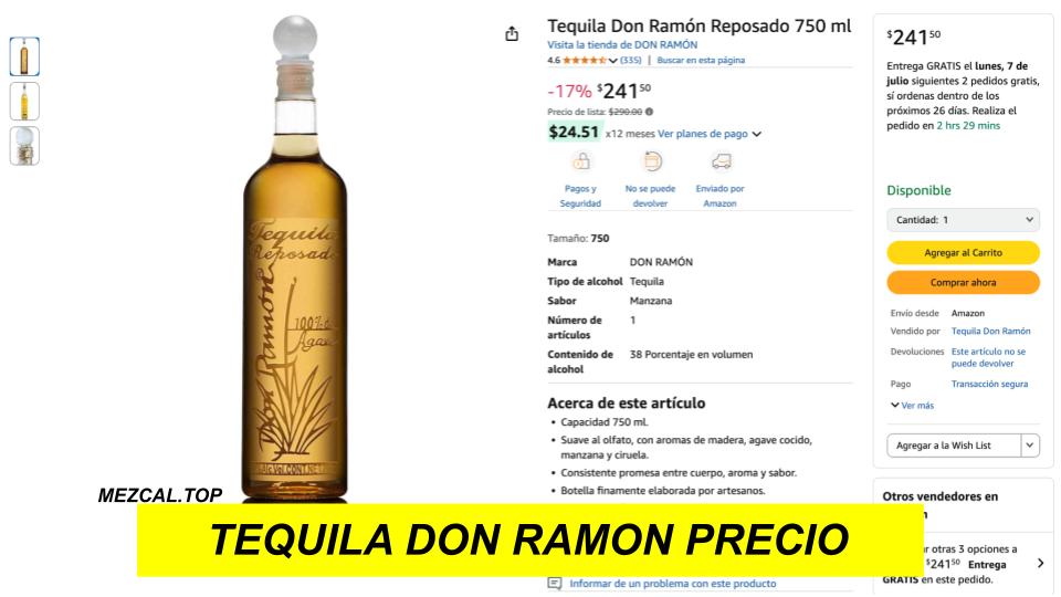 tequila don ramon precio